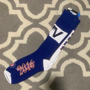 Chicago Cubs 2016 World Series Championship Socks